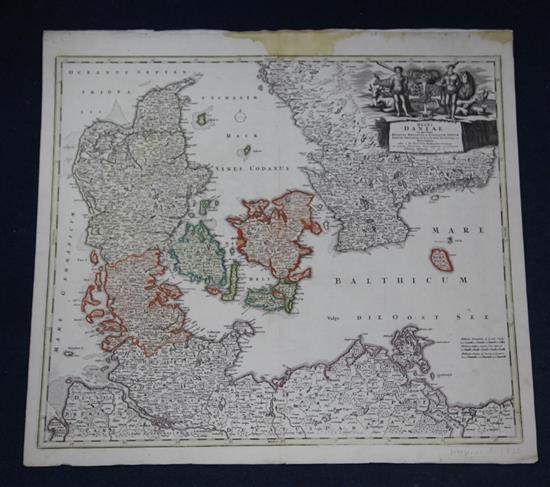 A collection of ten unframed engraved maps:-